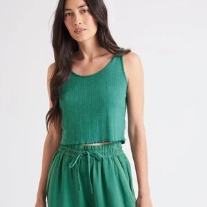 37. Splendid Arlie Pointelle Tank NWT